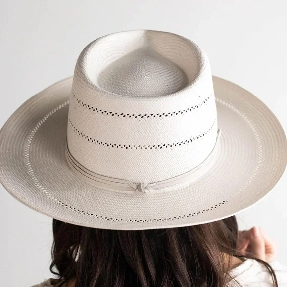 GIGI PIP Arlo Rancher Fedora Straw Hat. Small/Medium - Picture 4 of 10